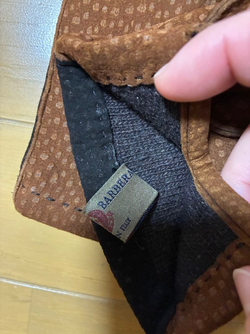 ルチアーノバルベラ　ペッカリーレザー手袋