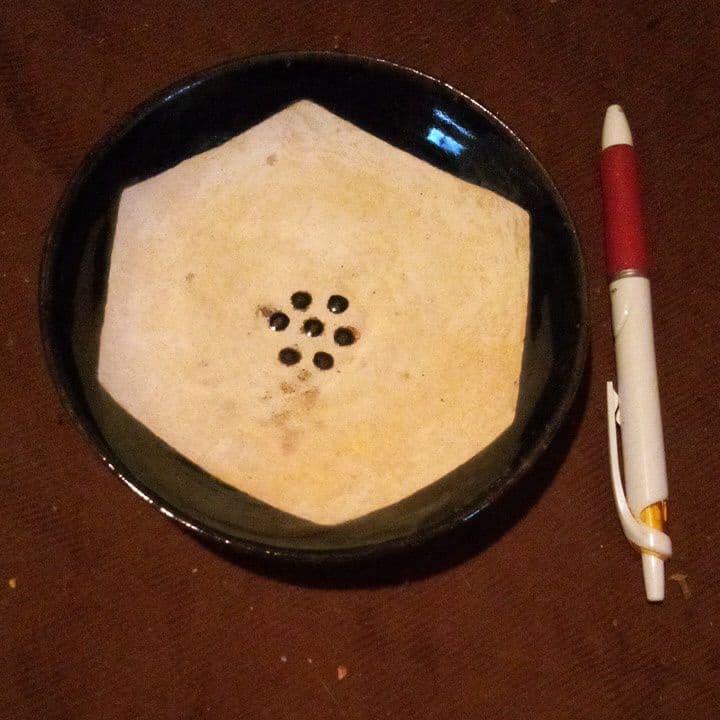 中国陶磁器　磁州窯　小皿