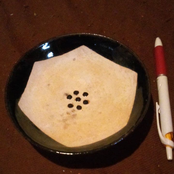 中国陶磁器　磁州窯　小皿