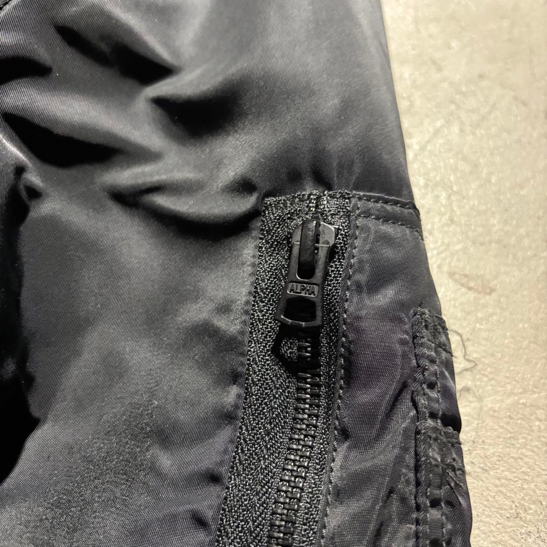 ALPHA INDUSTRIES フーデッド フライトジャケット
