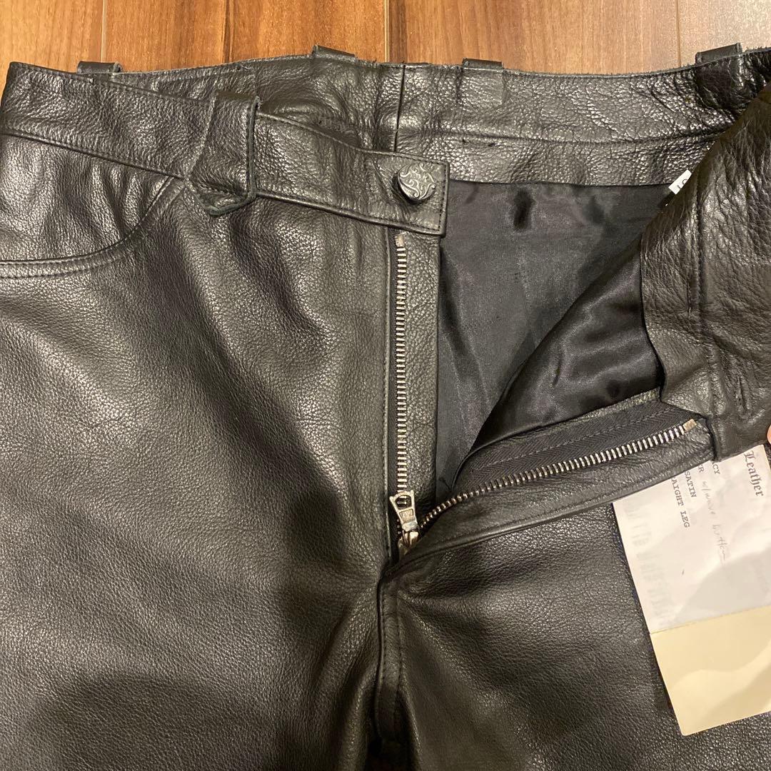 タグ付き ビルウォールレザー レザーパンツ Bill Wall Leather