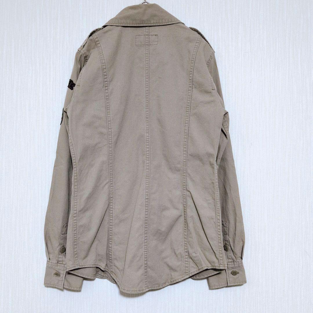 HYSTERIC GLAMOUR ミリタリージャケット ワークシャツ ワッペン