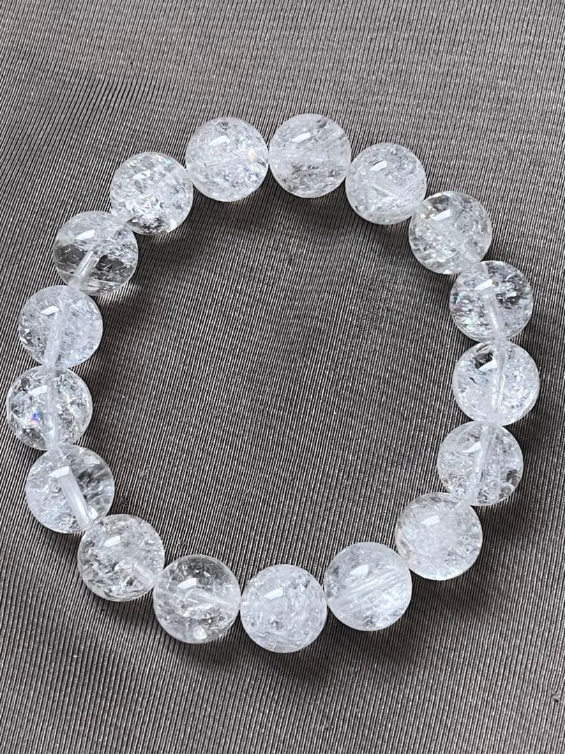 天然石ブレスレット☆高品質！翡翠１２ｍｍ③☆希少な濃いグリーンカラーで美しい！