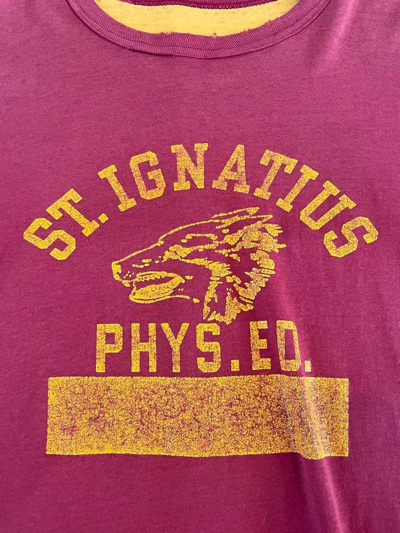70s ビンテージ　ラッセルアスレチック　リバーシブルTシャツ