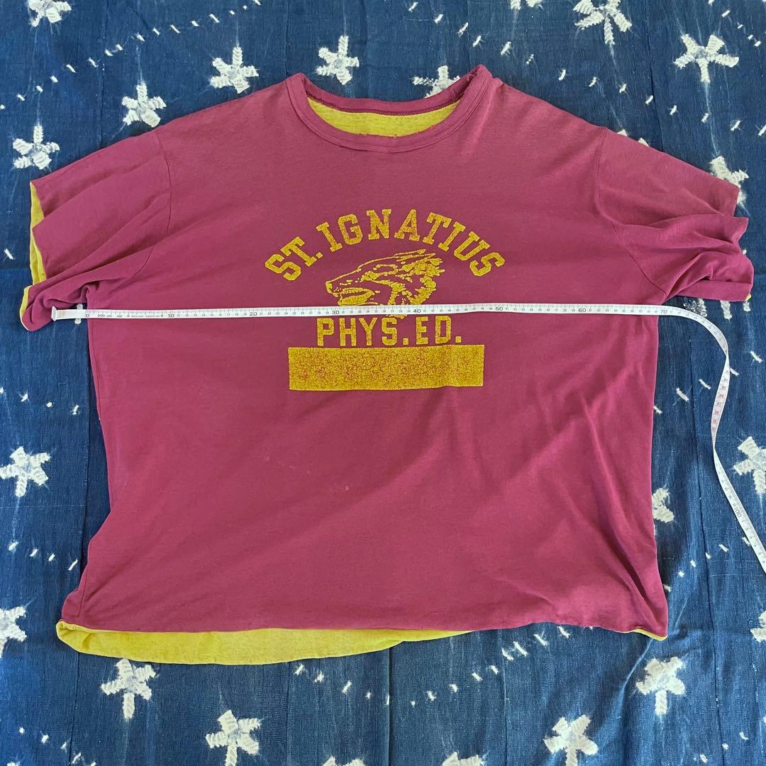 70s ビンテージ　ラッセルアスレチック　リバーシブルTシャツ