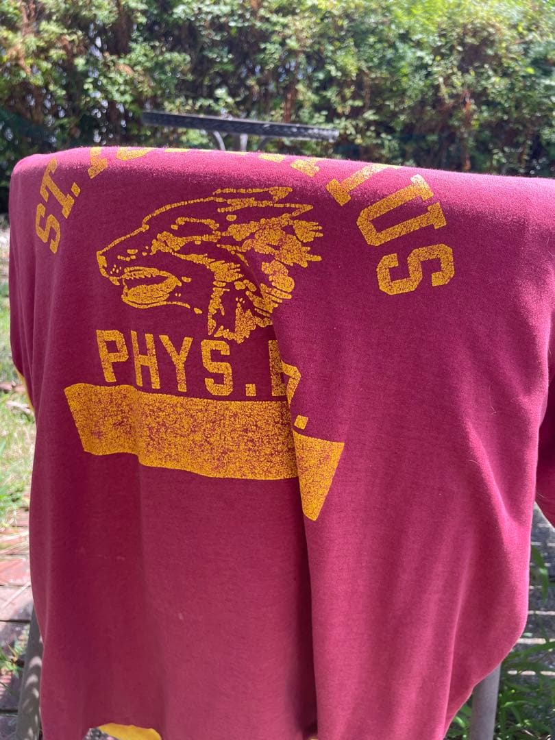 70s ビンテージ　ラッセルアスレチック　リバーシブルTシャツ