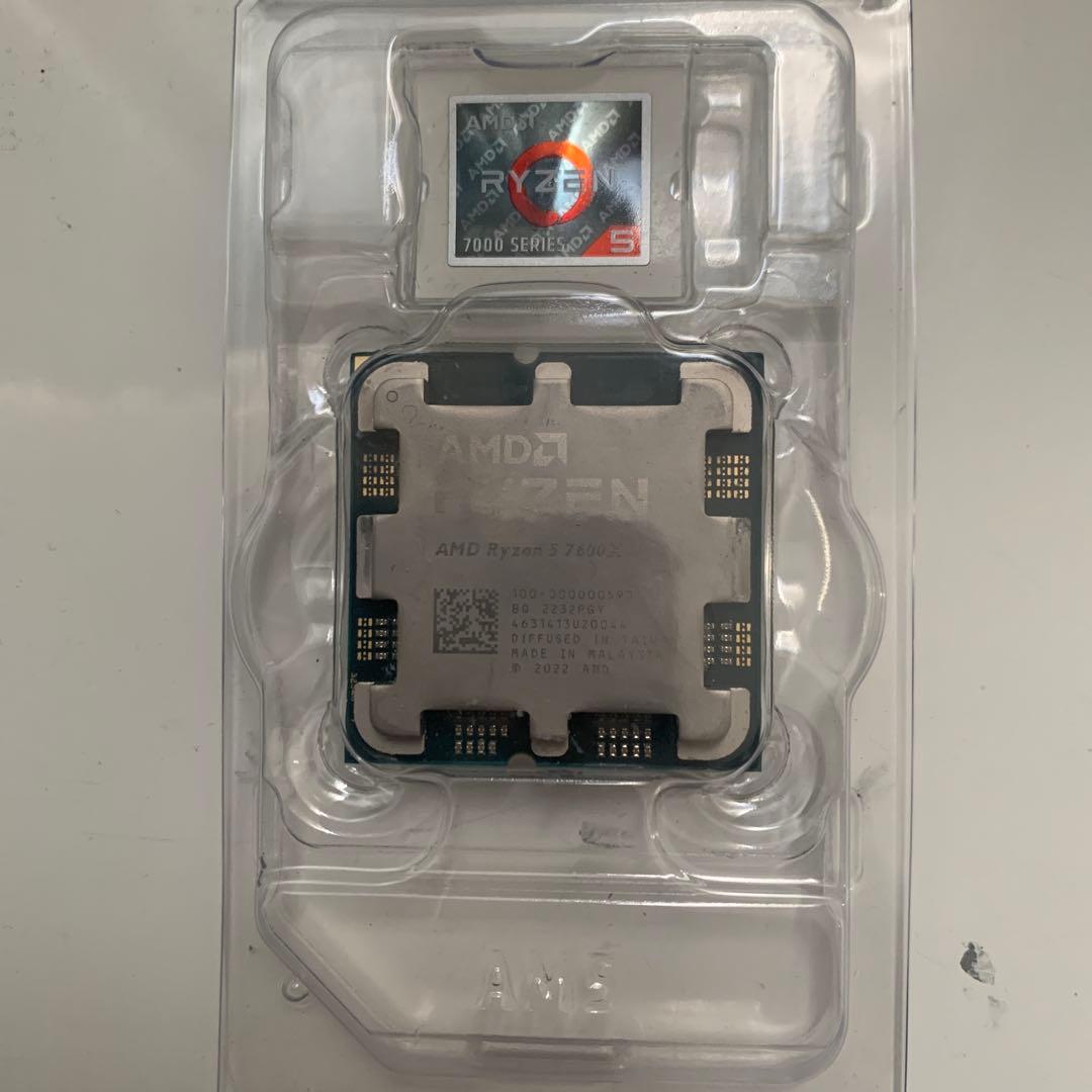 AM5CPU、マザーボード、メモリーセット