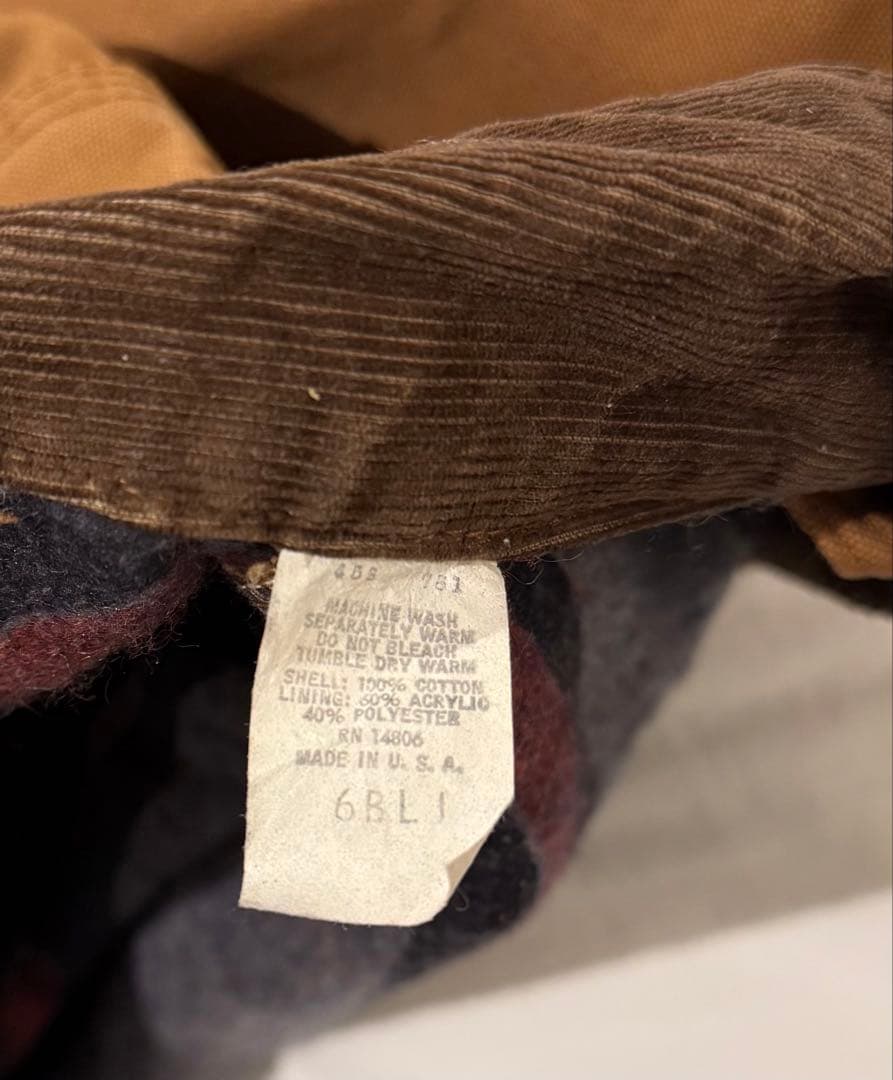 USA製　Carhartt カーハート　デトロイトジャケット 36