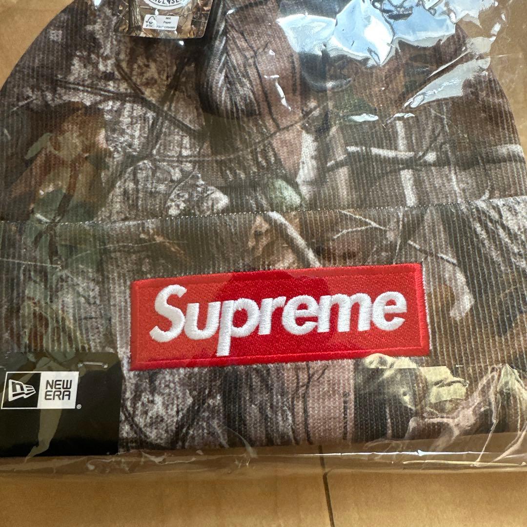 supreme New Era® Box Logo Camoビーニー