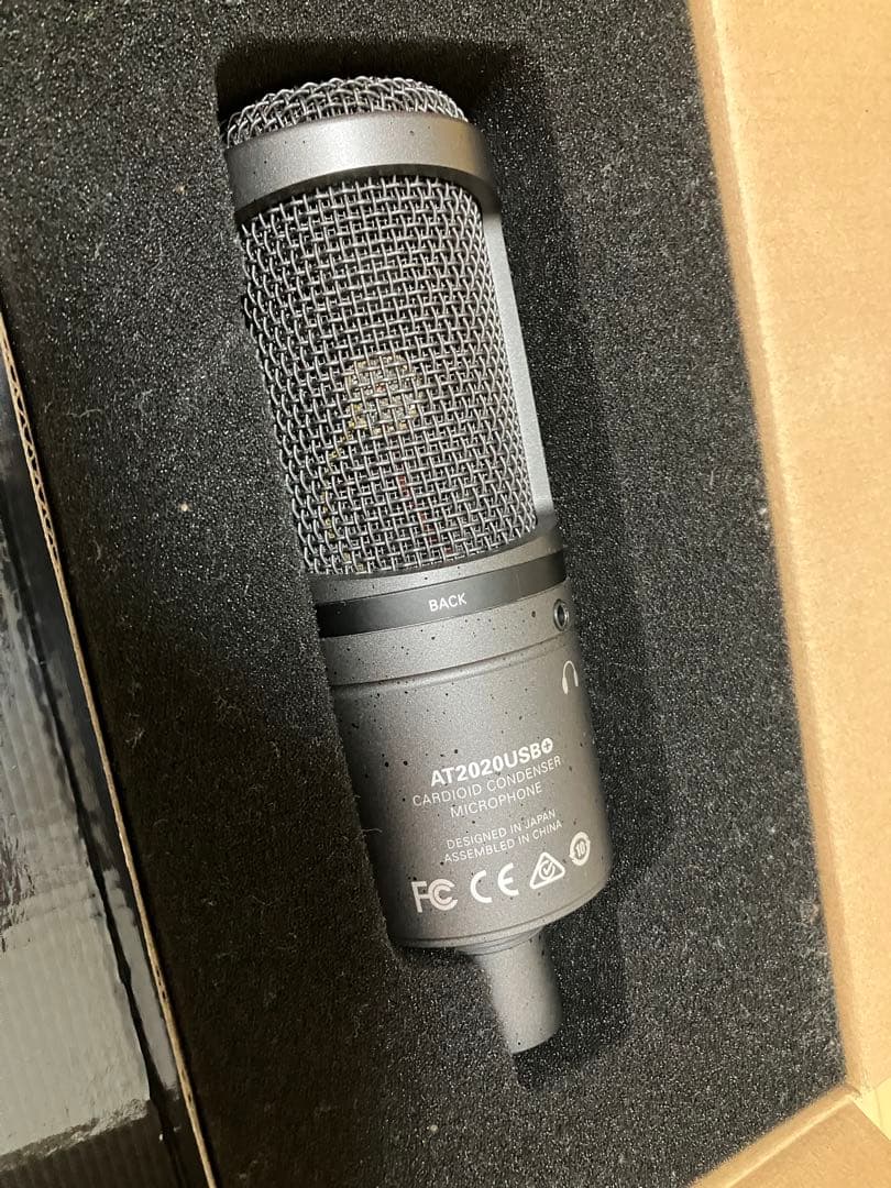 audio-technica AT2020USB＋　USBマイクロホン