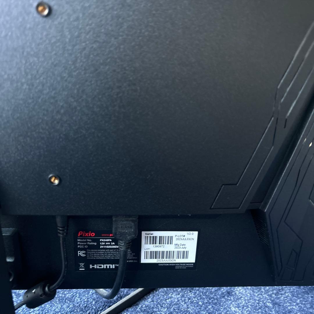 ゲーミングモニター 動作確認済 ほとんど使用していなかった為出品します。