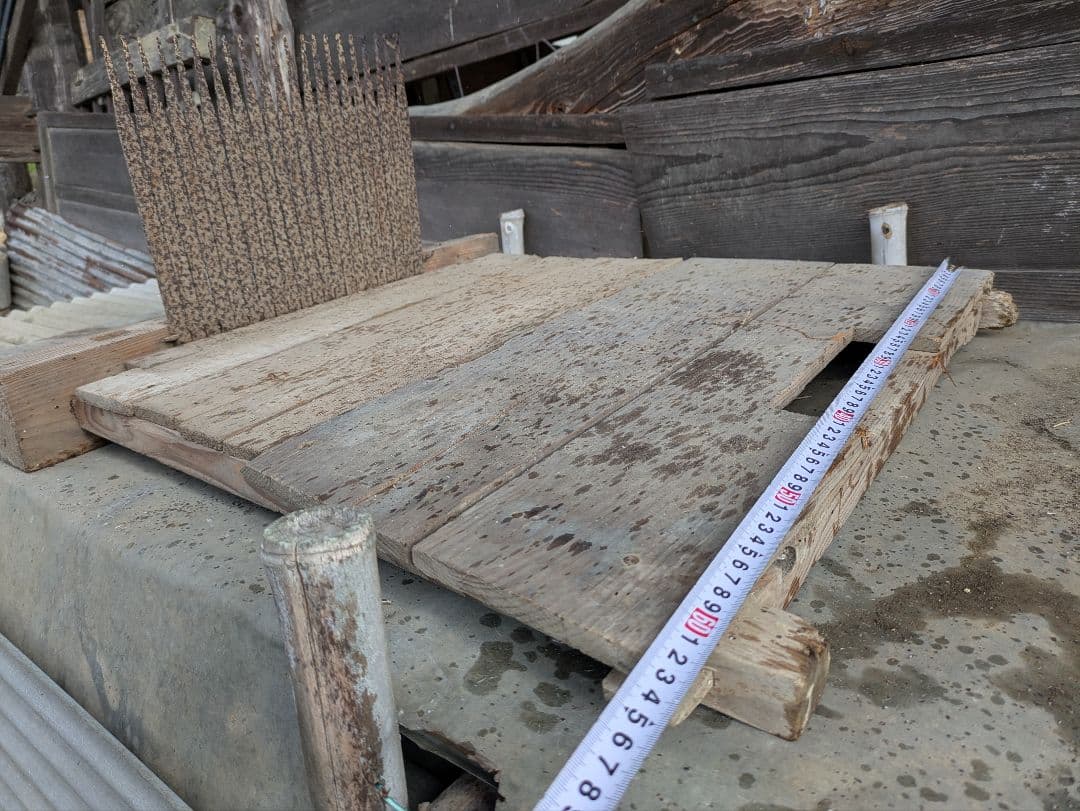 千歯こき　約60cm x 30cm　古道具　アンティーク　DIY