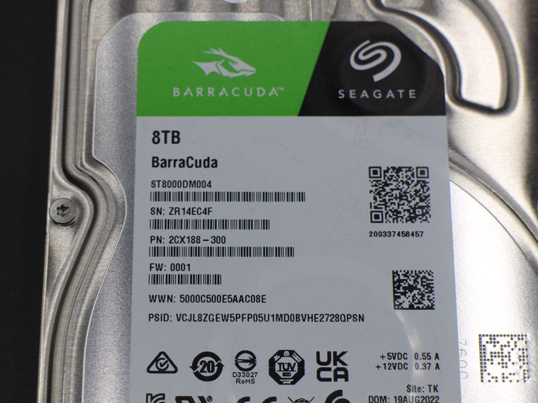 SEAGATE HDD 8TB ST8000DM004 ハードディスク 18