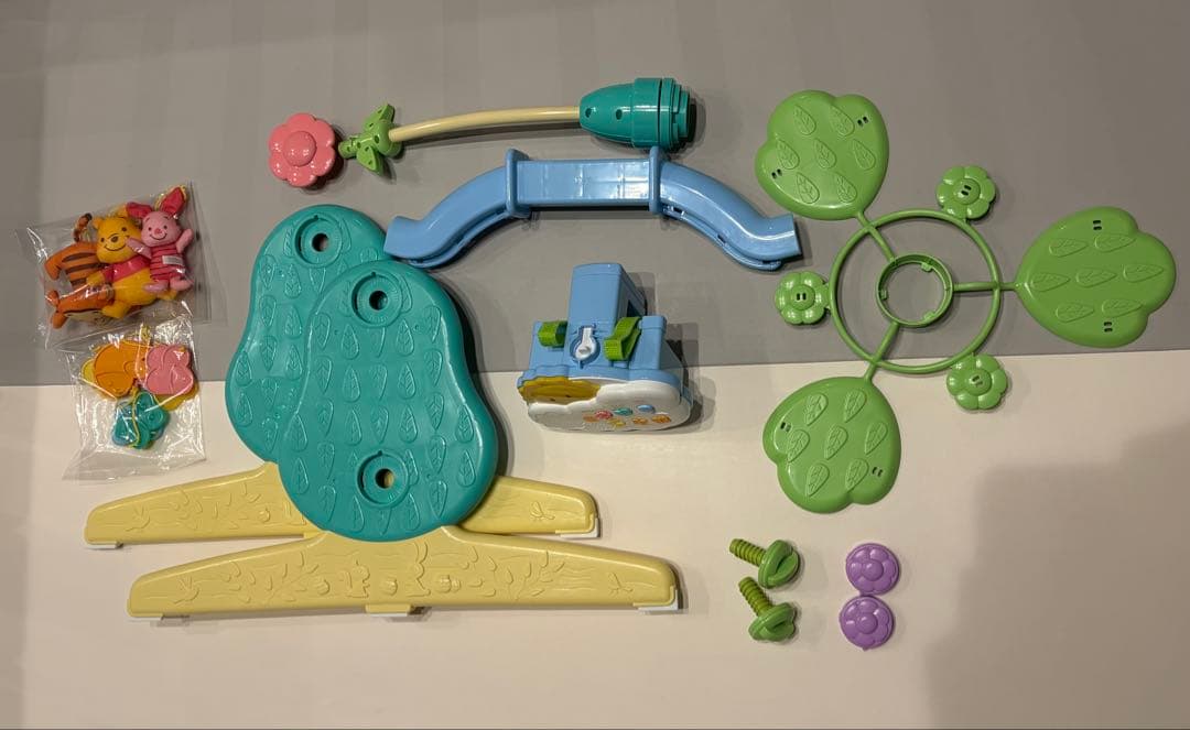 プーメリー えらべる回転 6WAYジムにへんしんメリー くまのプーさん