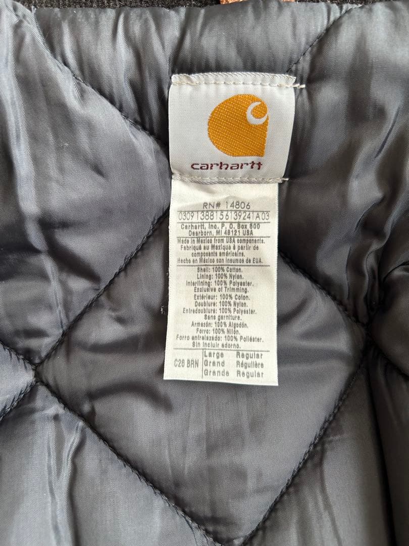 carhartt カーハート　ジャケット　ブラウン　フリーサイズ
