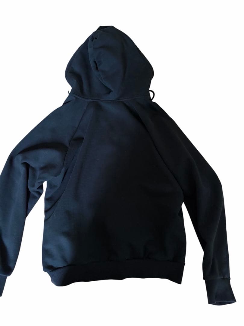 Carhartt ブラック フルジップフーディー　ジップパーカー　短丈