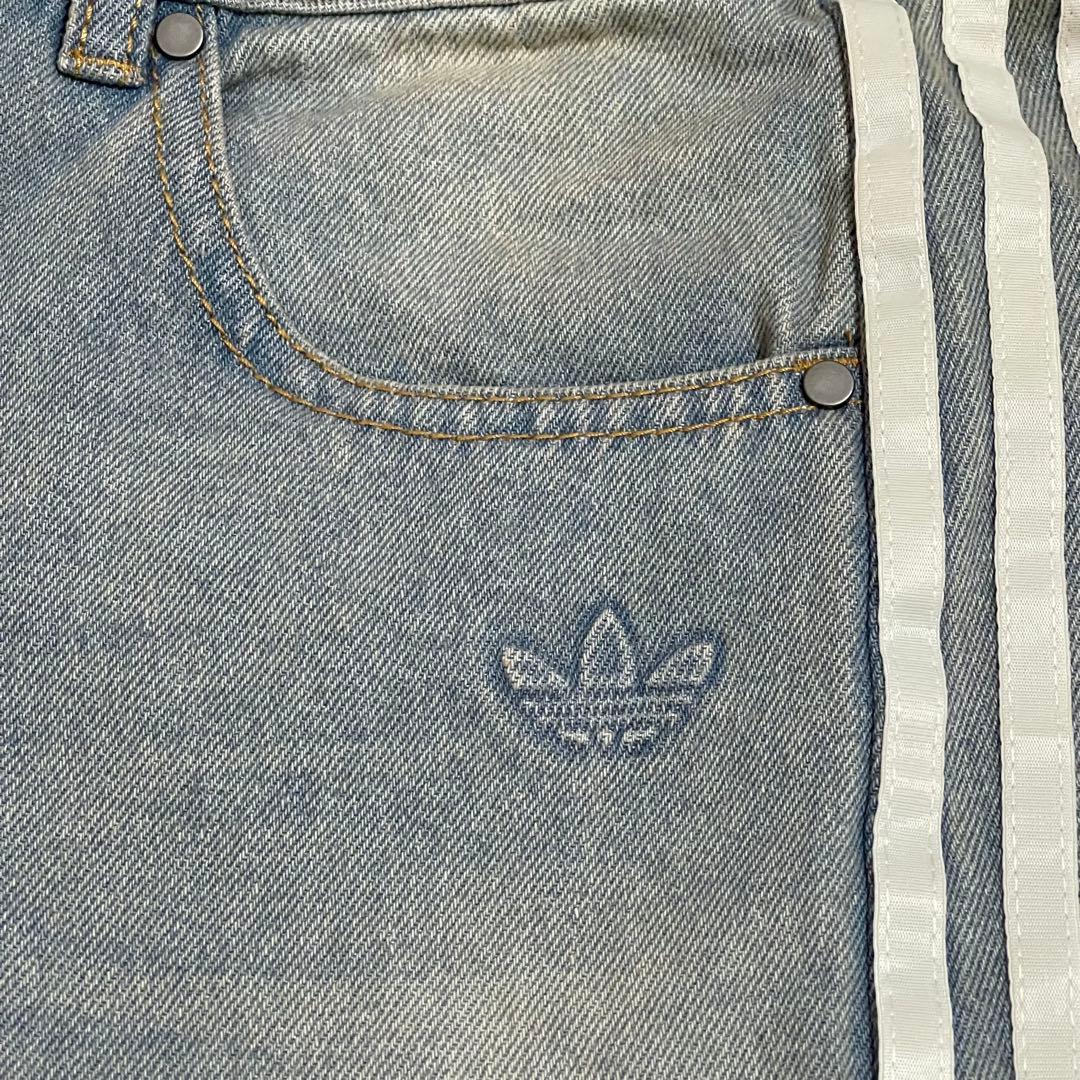 新品26】ADILENIUMシーズン3 バナナフィット ウォッシュドデニムパンツ