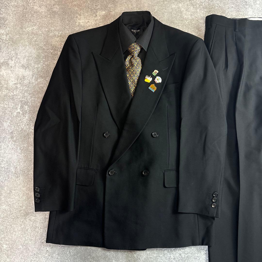 セットアップ ダブルスーツ 成人式 入学式 ピンズ vintage no.84