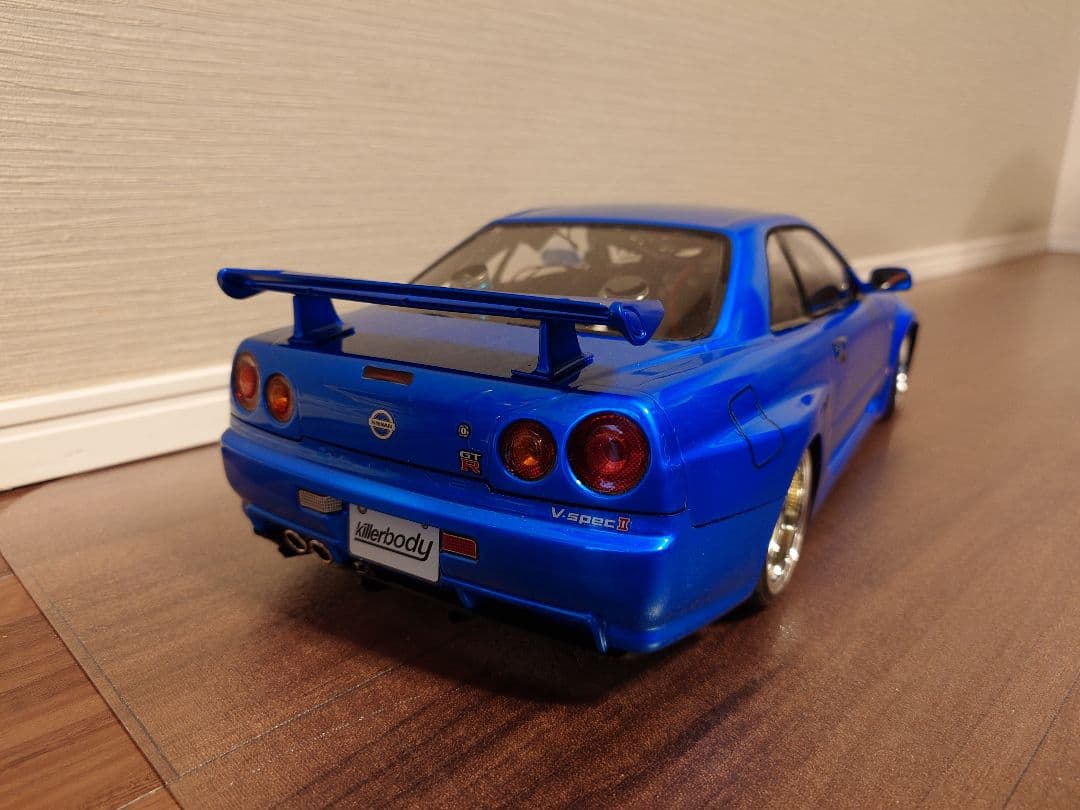タミヤ TT-02 GT-R R34 ボディ/メカ付