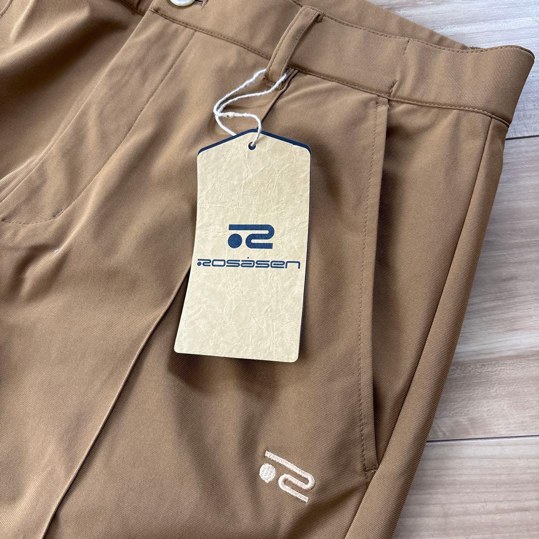 新品　ロサーセン　メンズ　ストレッチゴルフパンツ ベージュ　定価16500円88
