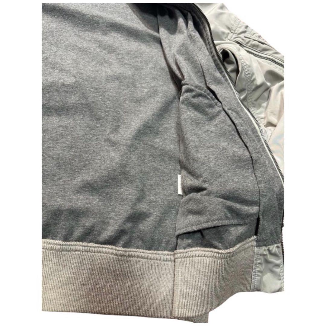 Alpha Industries MA-1 グレー L 春秋着用モデル