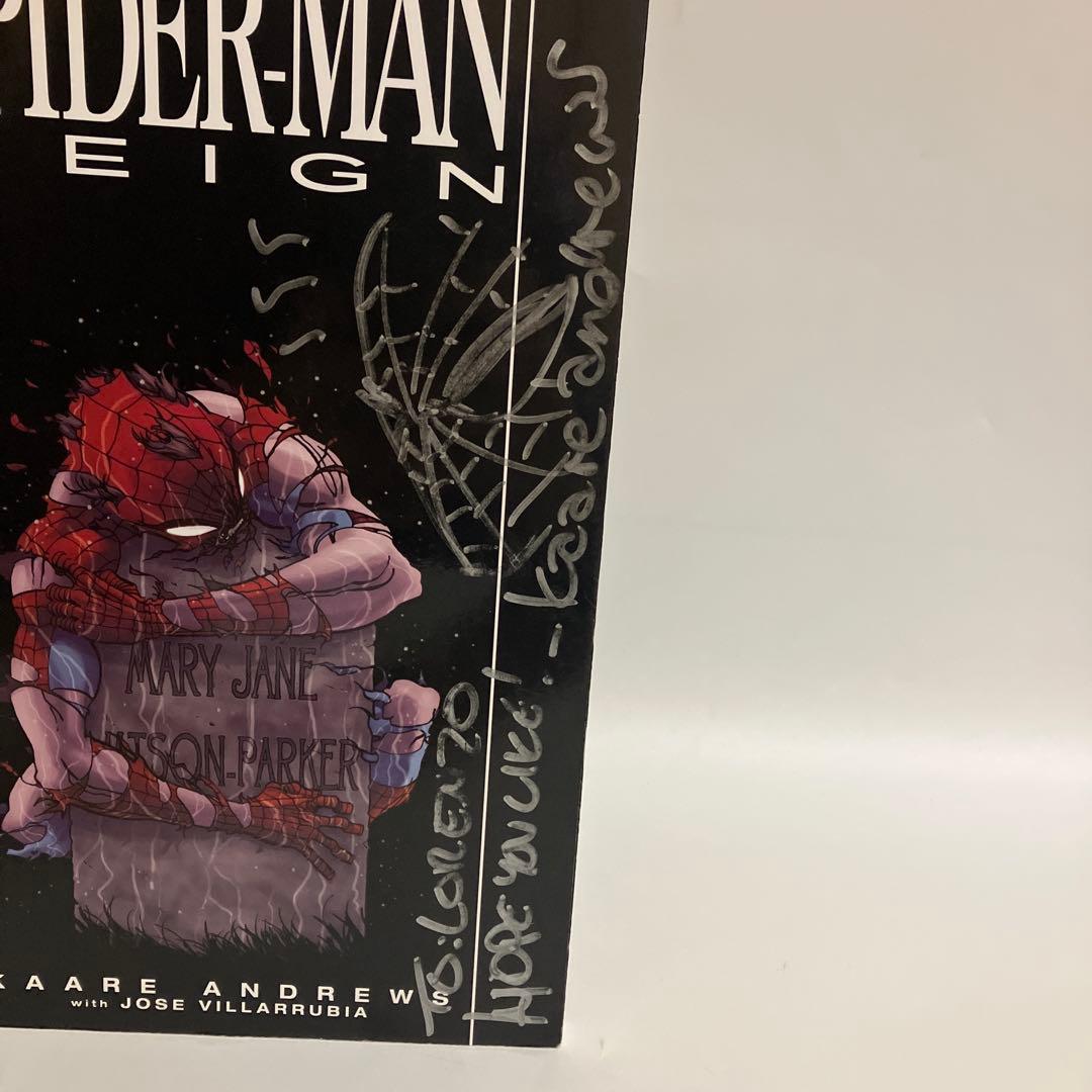 Spider-Man Reign サイン本 スケッチ入