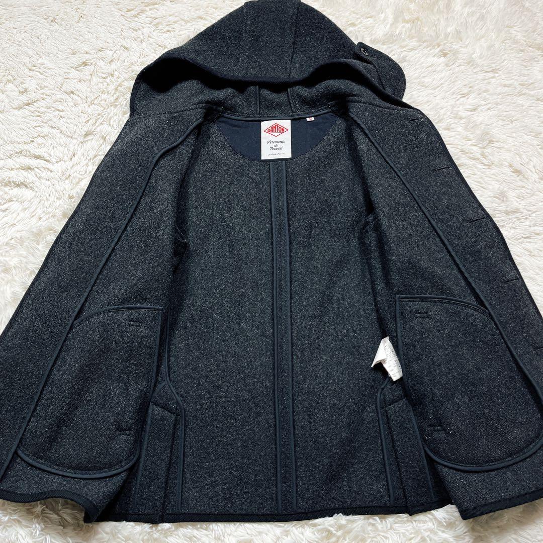 極美品✨ダントン ウールモッサ ジャケット フード チャコールグレー ダッフル