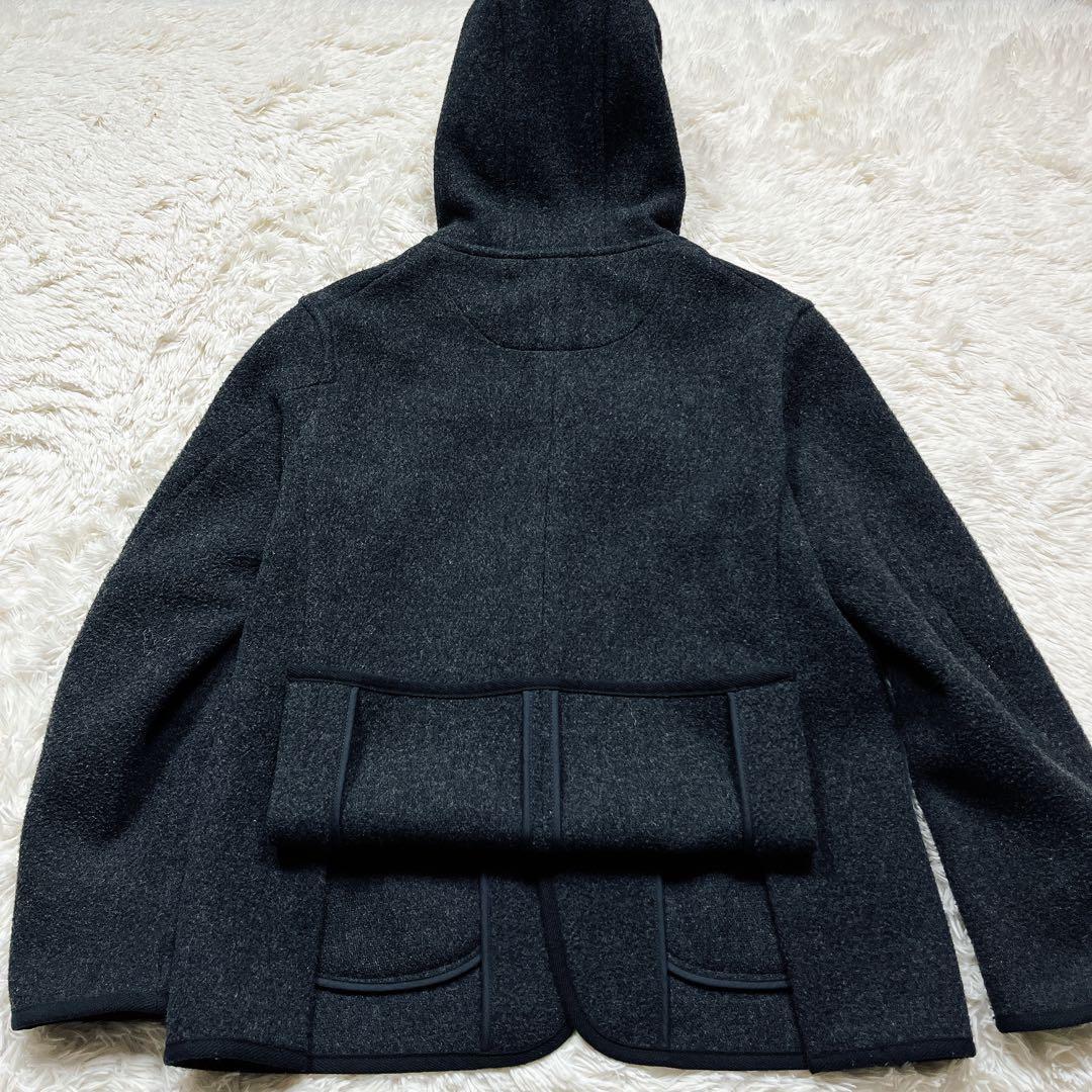 極美品✨ダントン ウールモッサ ジャケット フード チャコールグレー ダッフル