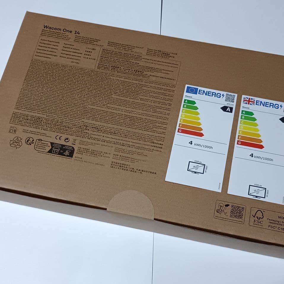 新品未開封　ワコム　DTC141W0 ペンタブレット　WACOM one 14