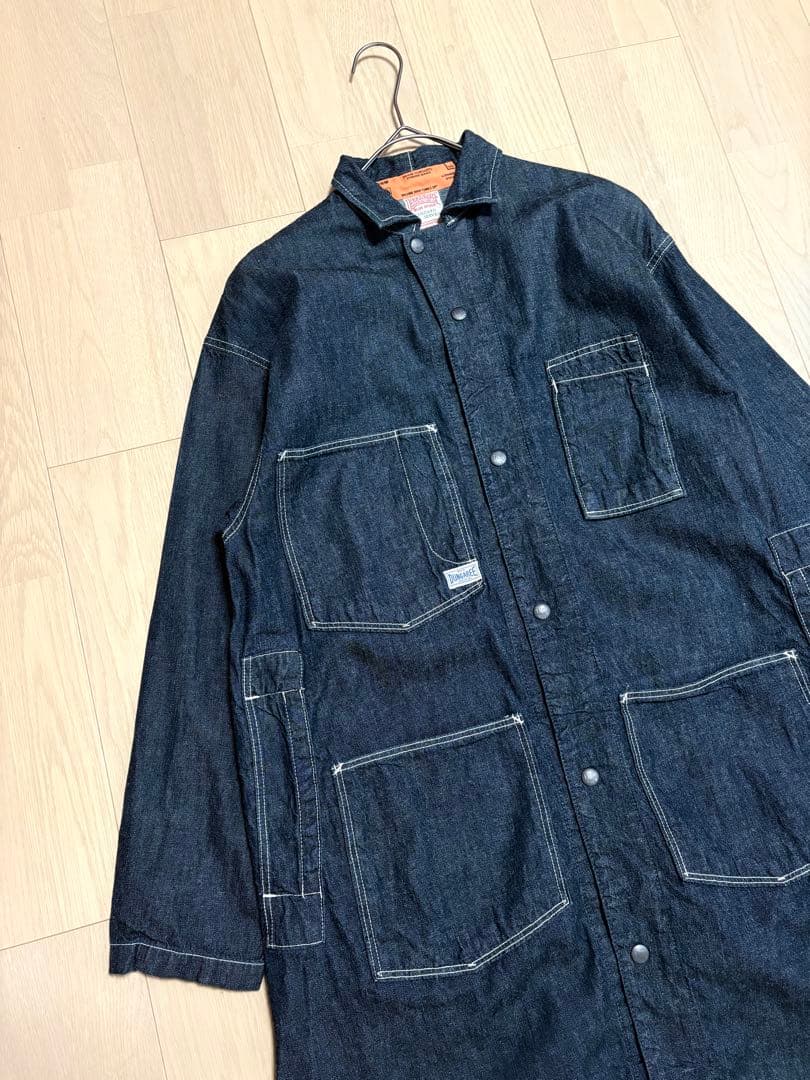 デニムアンドダンガリー デニム ロングシャツ　ワンピース　レディース