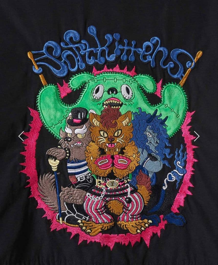 グラニフ×石黒亜矢子 Softkittens ショートモッズコート