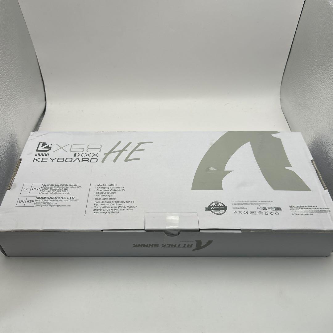 【未開封】ATTACK SHARK X68 HE RGB ラピッドトリガー