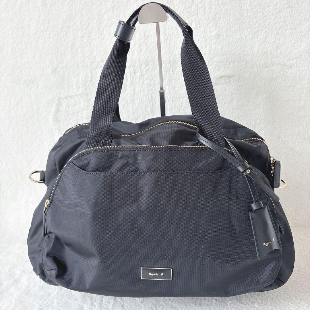 極美品✨agnes b. VOYAGE　ボストンバッグ　カデナ　南京錠　2way