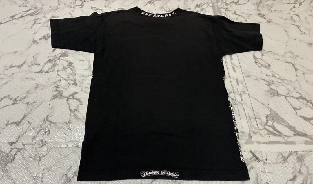l*ら様 ★CHROMEHEARTS半袖TシャツロゴシャツUSA製メンズSサイズ