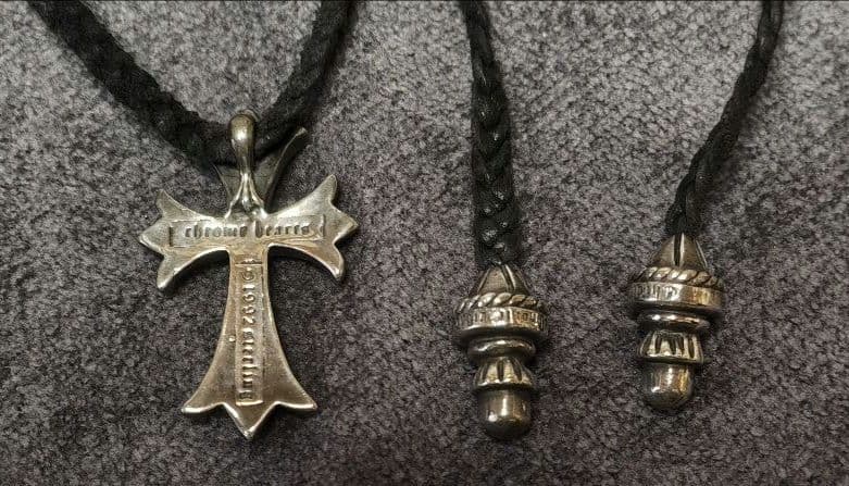 CHROME HEARTS スモール CHクロス ペンダント (1992刻印)