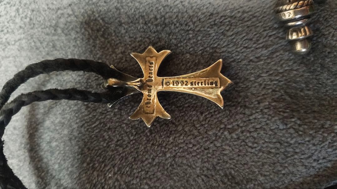 CHROME HEARTS スモール CHクロス ペンダント (1992刻印)
