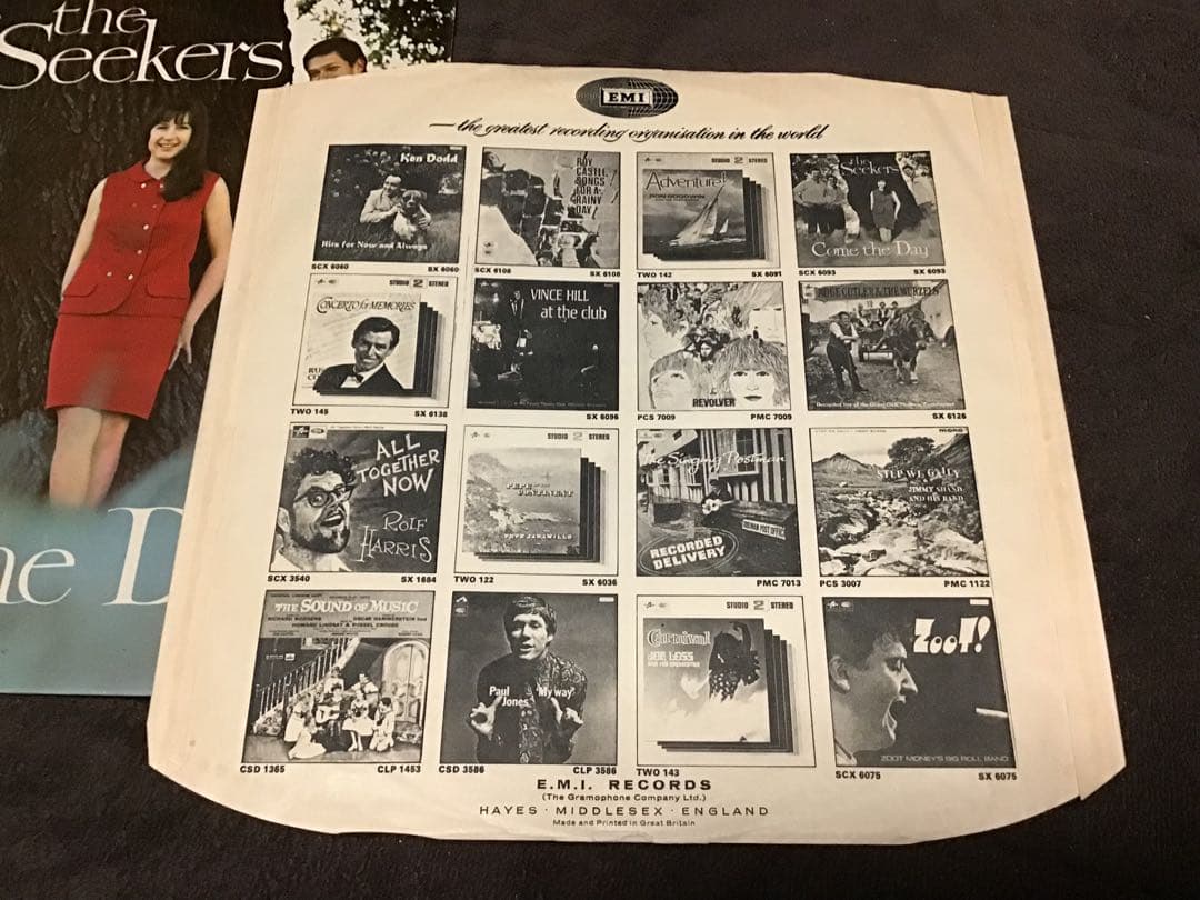 極美❣️UKオリジナル・モノラル　The Seekers　Come the Day