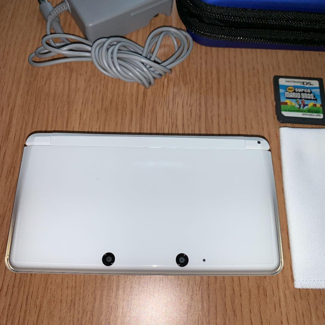 【美品】Nintendo 3DS ホワイト カセット付き