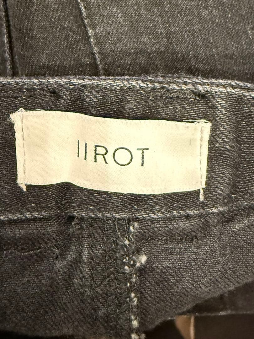 IIROT ブラック ロングスカート