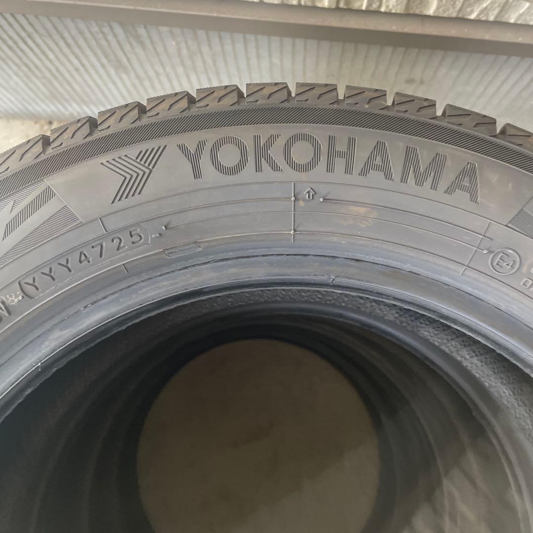 ヨコハマ　スタッドレス　バリ山　155/65R14 中古4本　25年製　送料込み