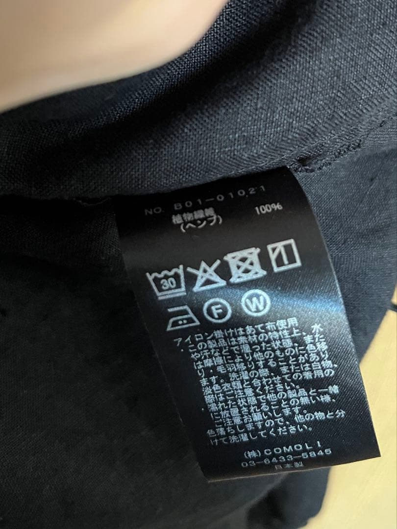comoli 25ss カナパジップジャケット 3