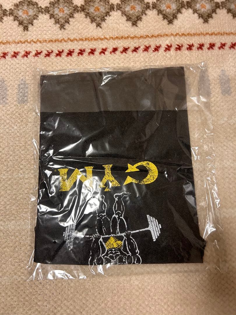 LÝFT × GOLD'S GYM VINTAGE TANKTOP・黒色・S