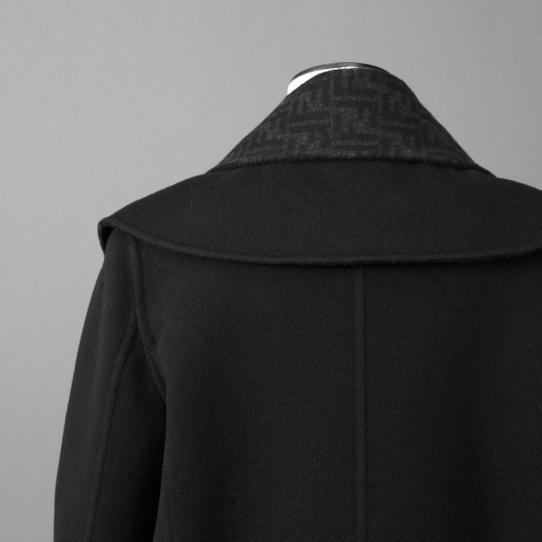 FENDI 19AW 美品 裏地FFロゴ ズッカ柄 マフラー付き ロングコート