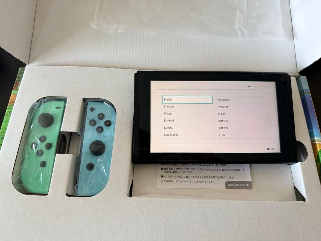 【箱付き】Nintendo Switch あつまれどうぶつの森セット ケース付き