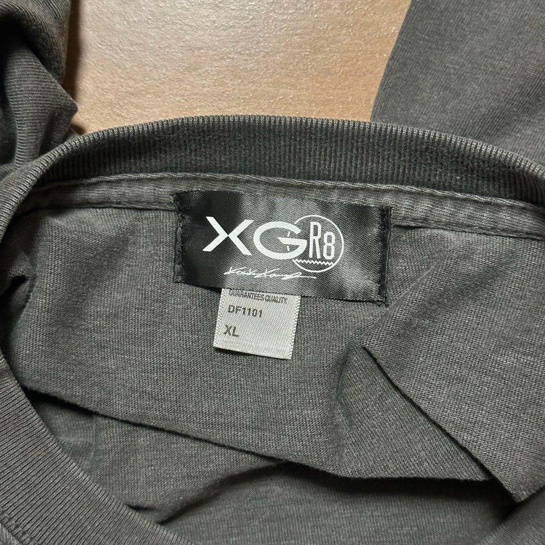 XG × GR8 Crew Neck Tee BLACK サイズXL