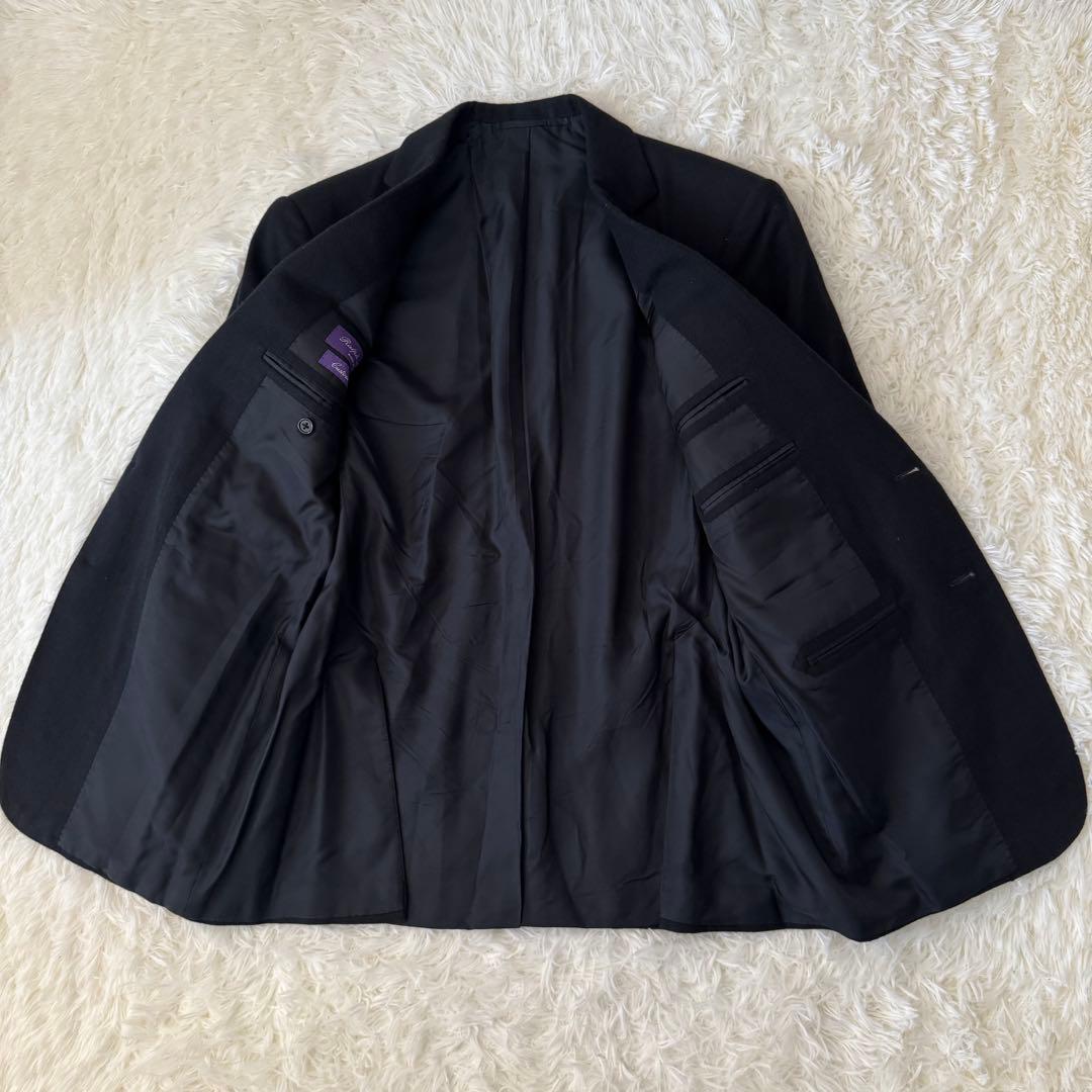 最高級ライン✨ラルフローレン パープルレーベル カシミヤ 100 ジャケット 黒