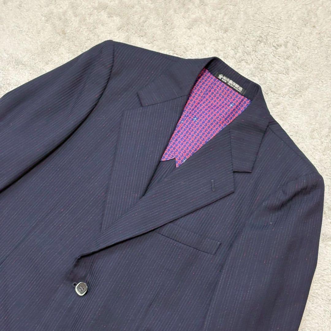 スーツ 70s Japan Vintage 3Peace Suit Navy CF96