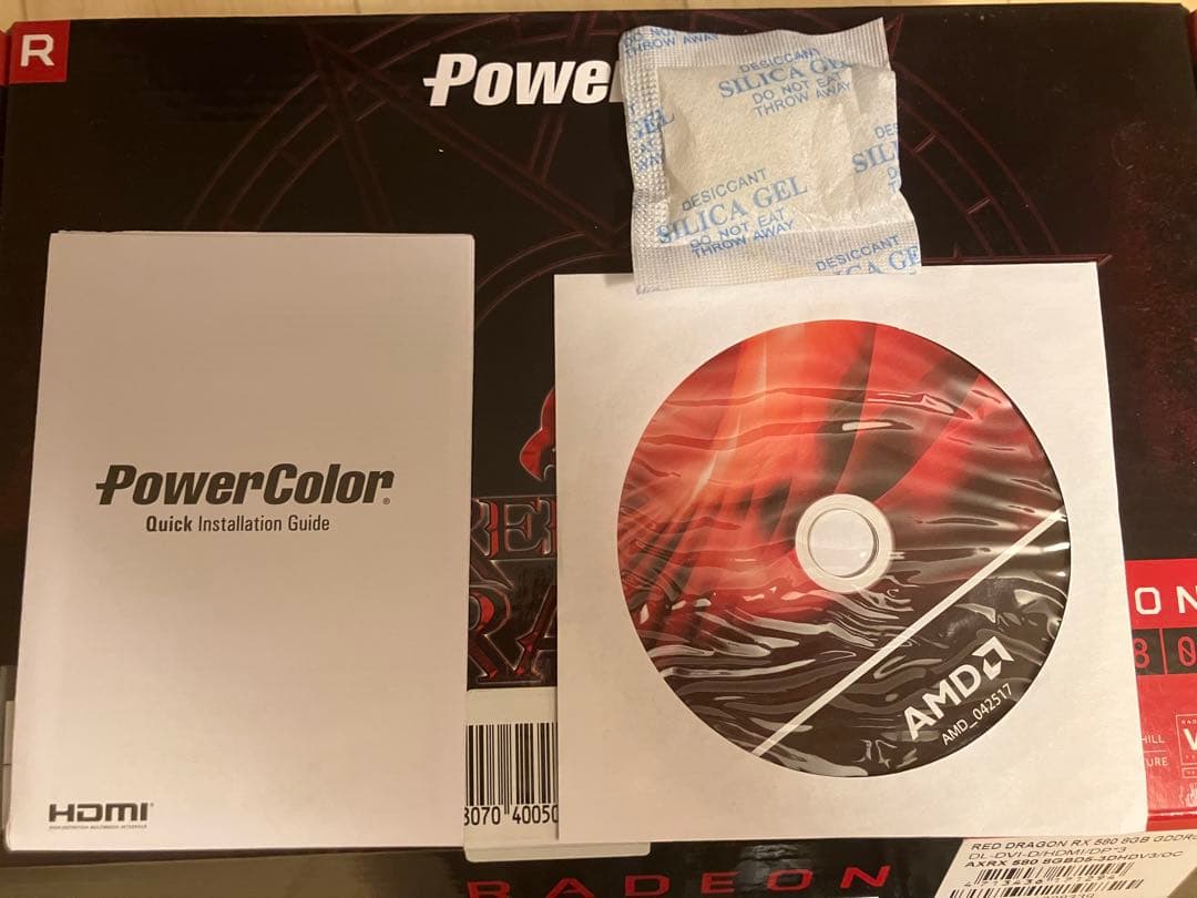 グラフィックボード・グラボ・ビデオカード PowerColor Radeon RX580 Red Dragon 8GB