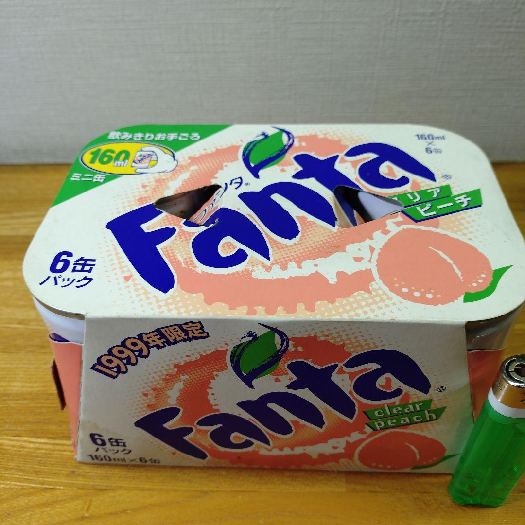 1999年限定 Fanta クリアピーチ 6缶パック 160ml