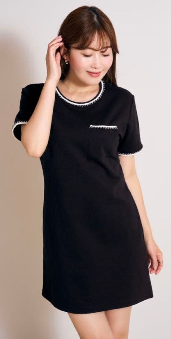 Herlipto Braid Mini Dress M ミニワンピース　ブラック